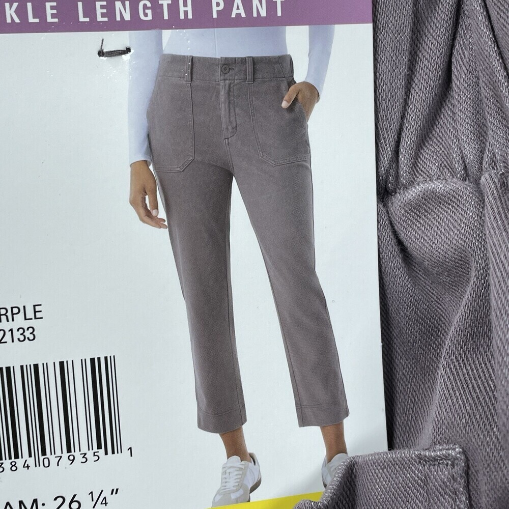 32 Degrees Women's Small Ankle Length Pant Purple d1041